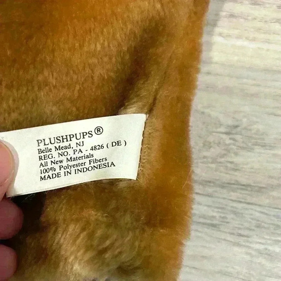 Vintage 1999 Plushpups Chip Chipmunk Plush Hand Puppet Toy 11" Washable - Picture 2 of 6